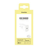 Smartline 65W Vegglader m. 1x USB-C - Hvit