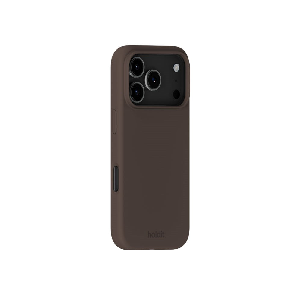 iPhone 18 Pro / 17 Pro Holdit Soft Touch Silikon Deksel - Chocolate
