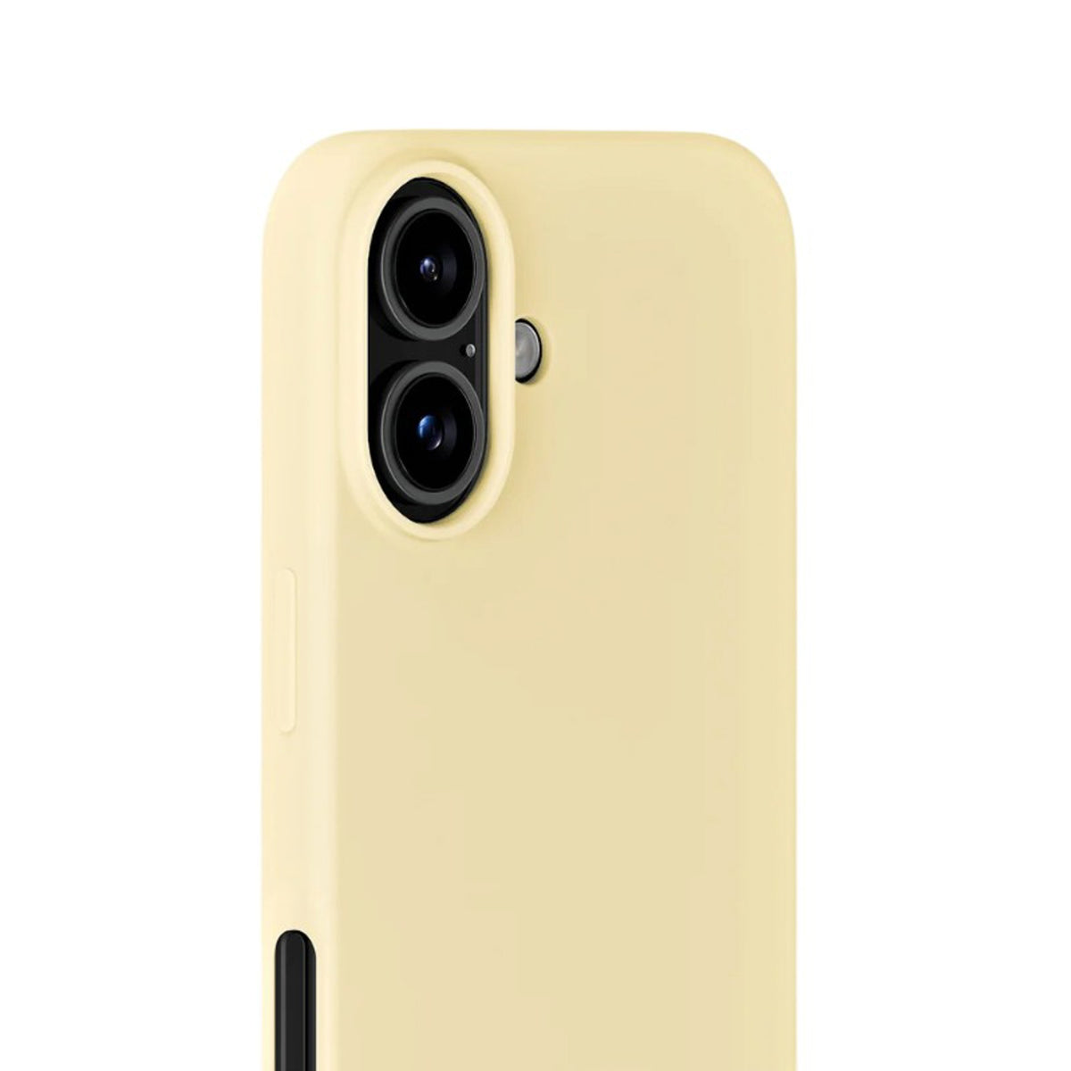iPhone 16 Holdit Soft Touch Silikon Deksel - Butter Yellow