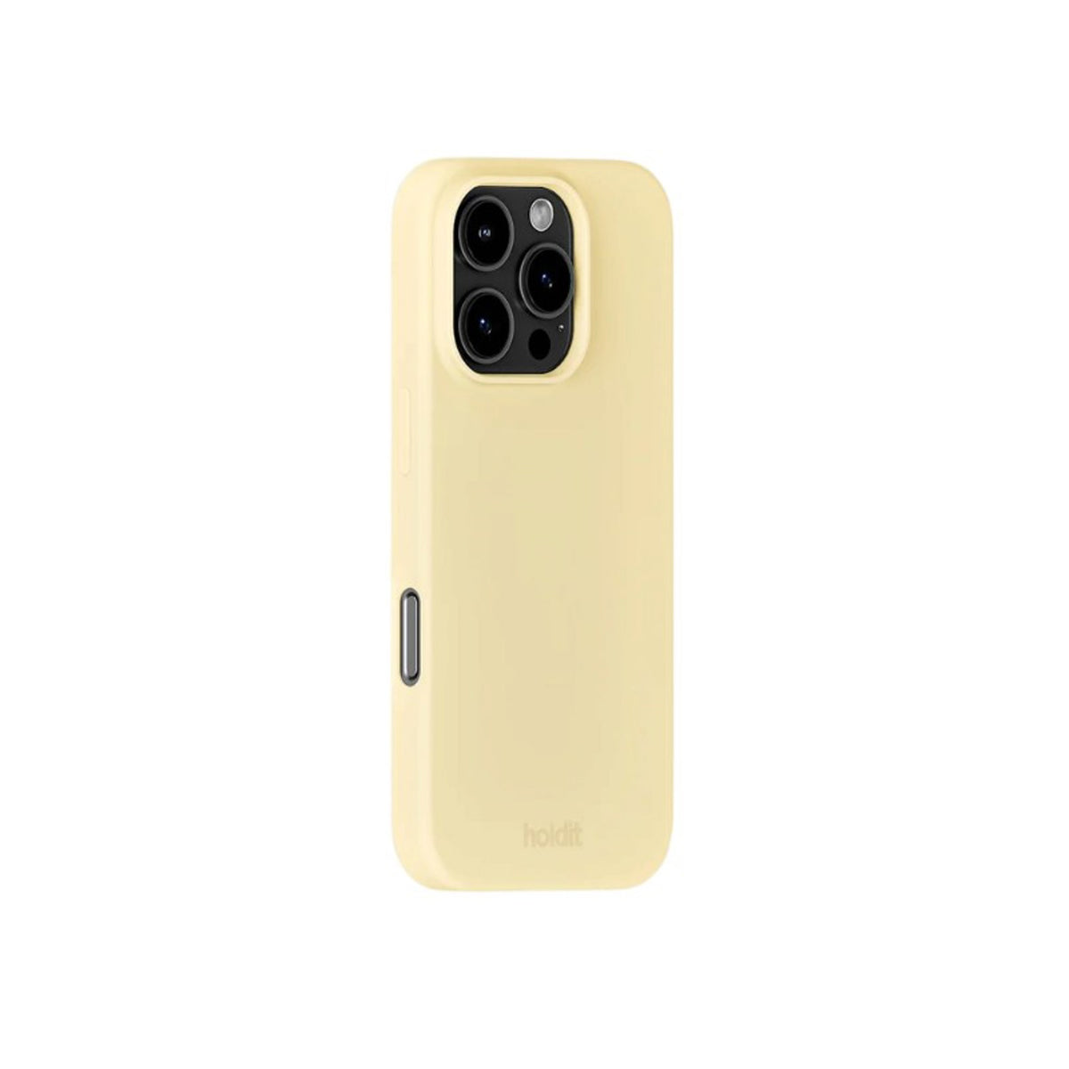 Holdit iPhone 16 Pro Soft Touch Silikon Deksel - Butter Yellow