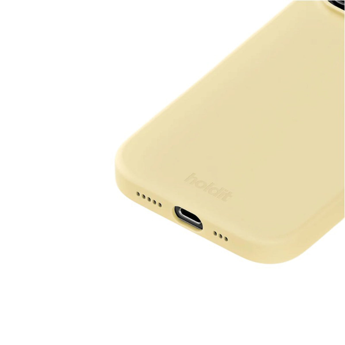 Holdit iPhone 16 Pro Soft Touch Silikon Deksel - Butter Yellow