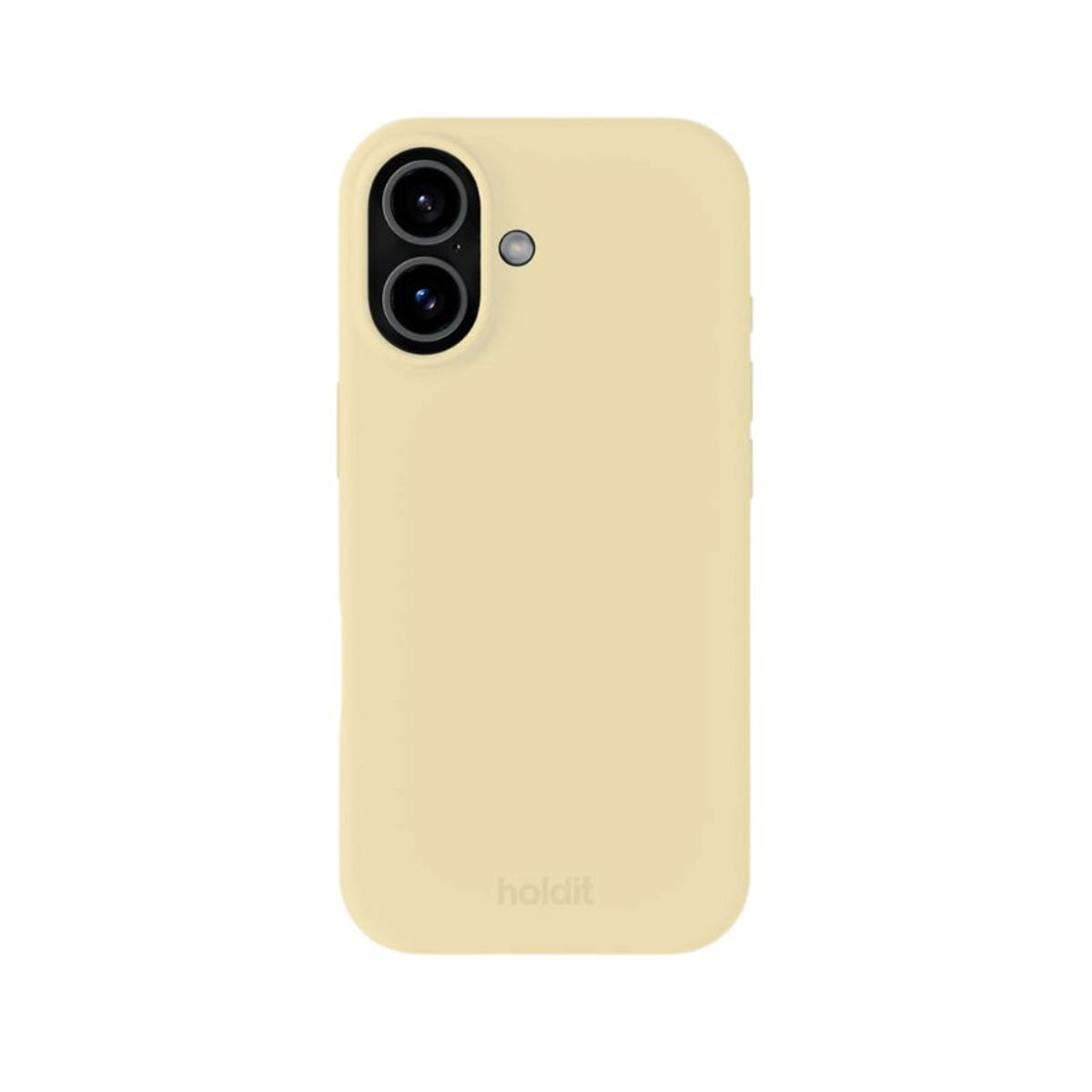 Holdit iPhone 17 Soft Touch Silikon Deksel - Butter Yellow