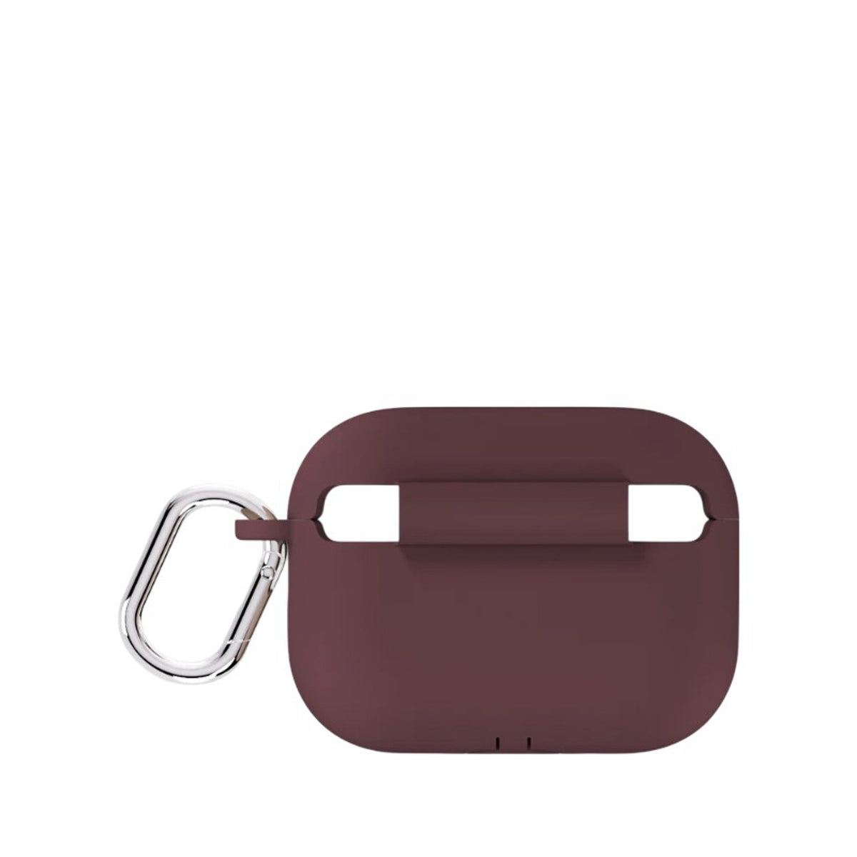 Apple AirPods Pro (3. Gen.) Holdit Silicone Case m. Karabinkrok - Bordeaux