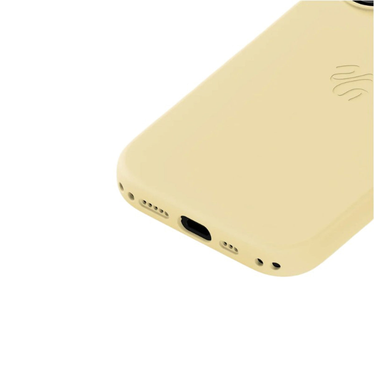 iPhone 17 Holdit Soft Touch MagSafe Silikon Deksel - Butter Yellow