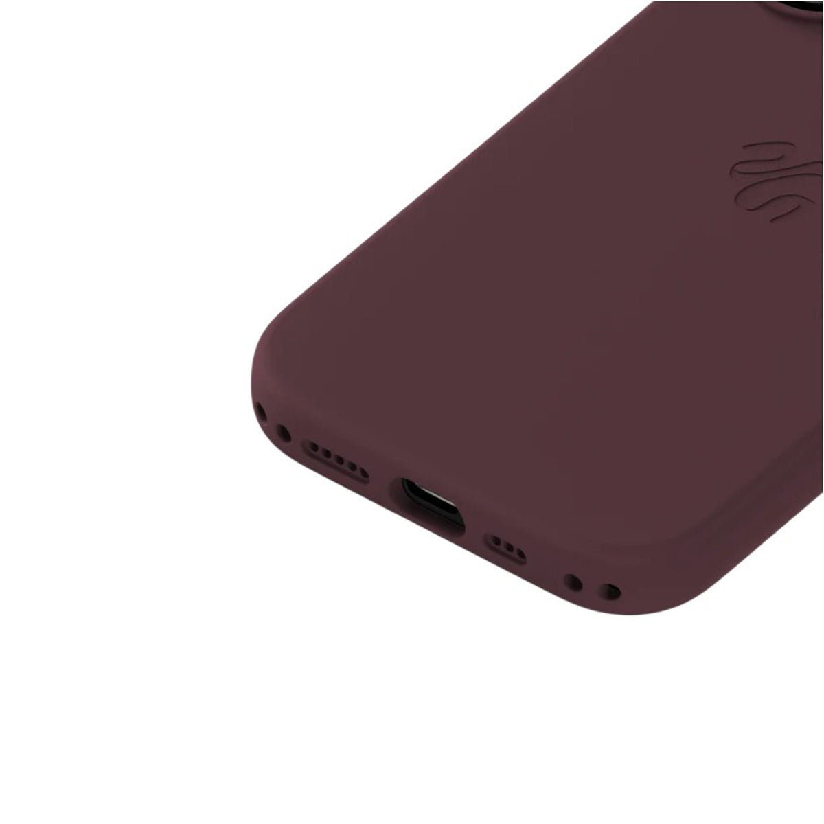 iPhone 16 Holdit Soft Touch MagSafe Silikon Deksel - Bordeaux