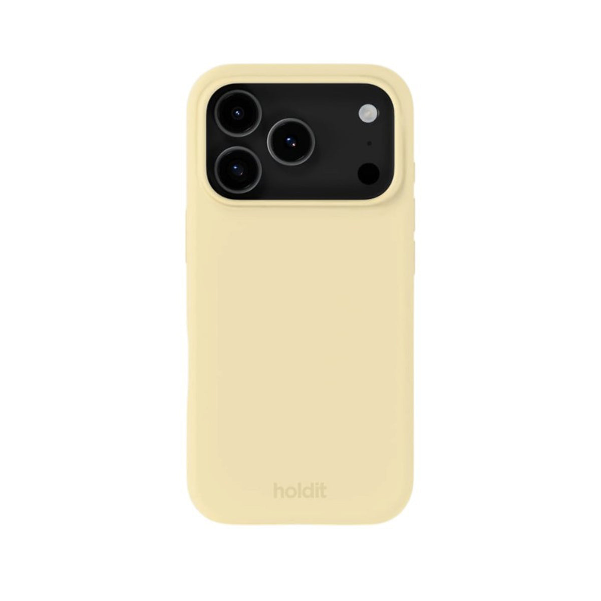 iPhone 18 Pro / 17 Pro Holdit Soft Touch Silikon Deksel - Butter Yellow