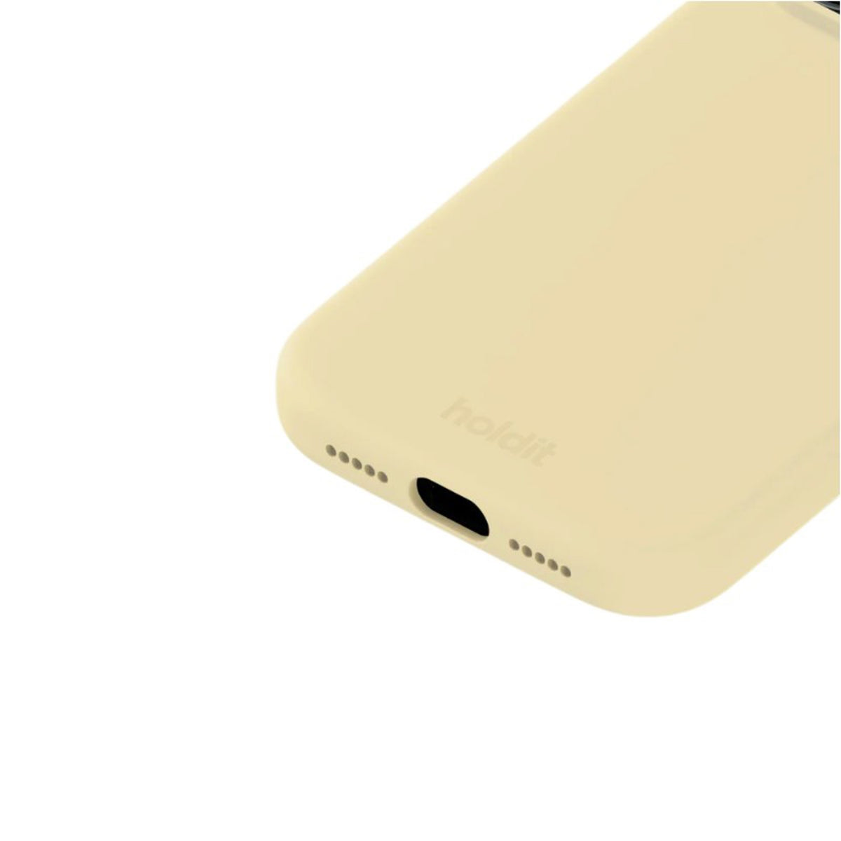 iPhone 18 Pro / 17 Pro Holdit Soft Touch Silikon Deksel - Butter Yellow