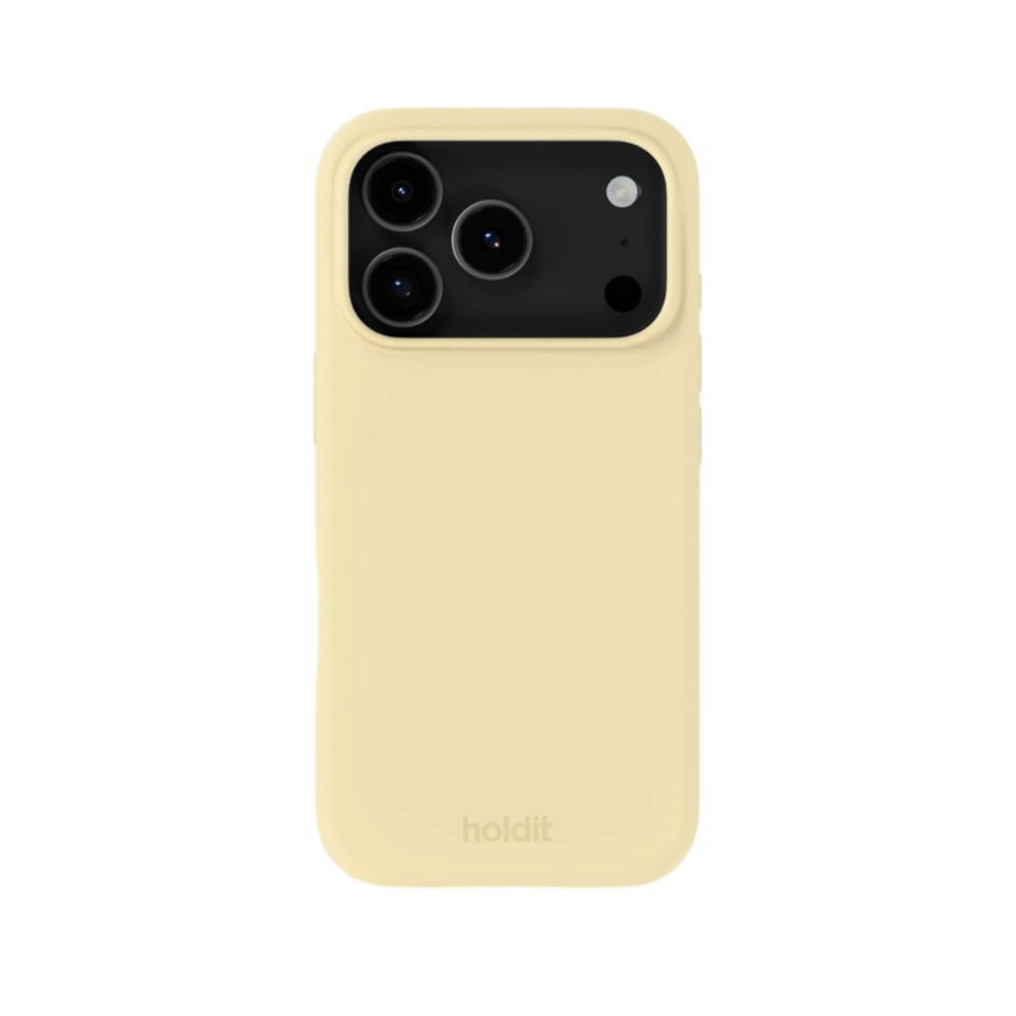 iPhone 18 Pro Max / 17 Pro Max Holdit Soft Touch Silikon Deksel - Butter Yellow