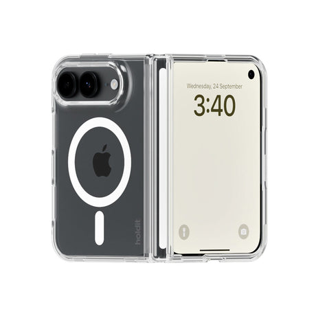 iPhone Duo Holdit Transparent Case - MagSafe Kompatibel - Transparent