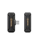 BOYA BY-WM3 Trådløst Mikrofon Sett m. USB-C - Svart