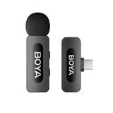 BOYA BY-V10 Trådløs Mikrofon m. USB-C - Svart