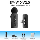 BOYA BY-V10 Trådløs Mikrofon m. USB-C - Svart