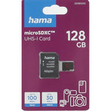 HAMA Micro SDXC-Kort inkl. SD-Adapter 100 MB/s - 128 GB