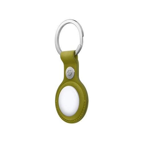Originalt Apple AirTag 1. & 2. Gen. FineWoven Deksel med Nøkkelring - Chartreuse (MA7L4ZM/A)