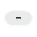 Original Apple PD (Power Delivery) 20W Wall Charger w. USB-C - White (MD3J4ZM/A)