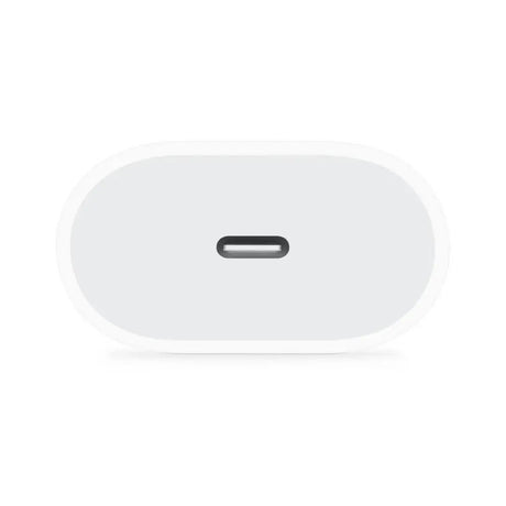 Original Apple PD (Power Delivery) 20W Wall Charger w. USB-C - White (MD3J4ZM/A)