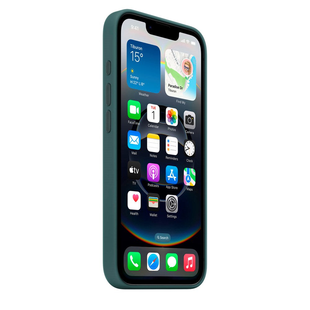 Original Apple iPhone 17e / 16e Silikondeksel - Lake Green (MD3X4ZM/A)