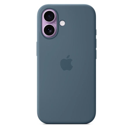 Original Apple iPhone 17 Silicone Case - MagSafe Kompatibel - Anchor Blue (MGEW4ZM/A)