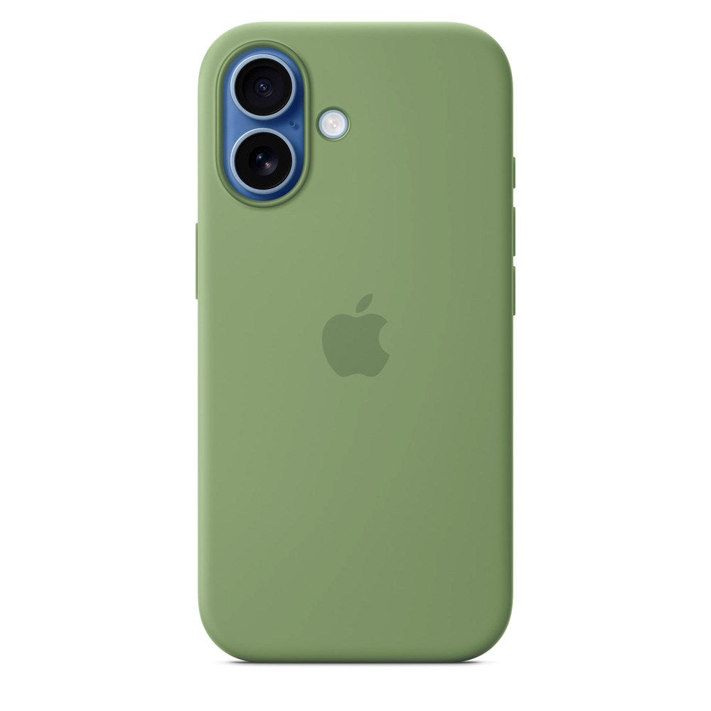 Original Apple iPhone 17 Silicone Case - MagSafe Kompatibel - Light Moss (MGEX4ZM/A)