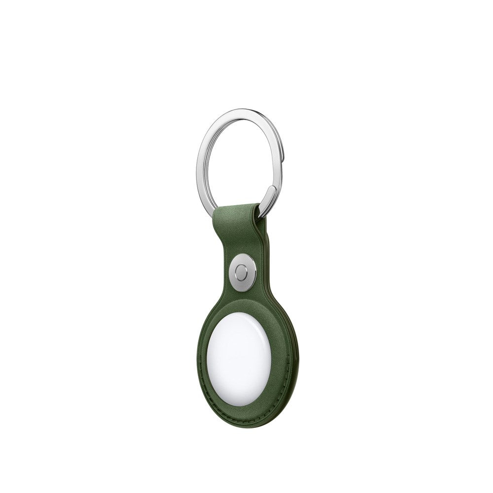 Original Apple AirTag 1. & 2. Gen. FineWoven Key Ring - Moss (MGFX4ZM/A)