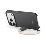 Original Apple Beats iPhone 17 Pro Deksel m. Stropp - MagSafe Kompatibel - Granite Gray