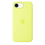 Original Apple iPhone 17e / 16e Silikon Deksel - Neon Yellow (MGYW4ZM/A)