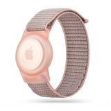 Tech-Protect Nylon - Apple AirTag 1. & 2. Gen.-stropp for barn - Rosa