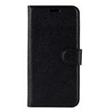 OnePlus 7 Pro Skinn Lommebok m. Stativ - Svart