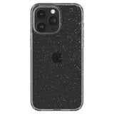 iPhone 15 Pro Spigen Liquid Crystal Glitter Deksel - Gjennomsiktig