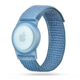 Tech-Protect Nylon - Apple AirTag 1. & 2. Gen.-stropp for barn - Blå