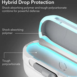 ESR AirPods Pro (1. & 2. Gen.) HaloLock Pulse Deksel - MagSafe Kompatibel - Hvit