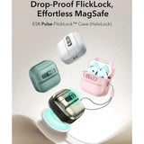 ESR AirPods (4. Gen.) HaloLock Pulse Deksel - MagSafe Kompatibel - Rosa