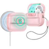 ESR AirPods (4. Gen.) HaloLock Pulse Deksel - MagSafe Kompatibel - Rosa