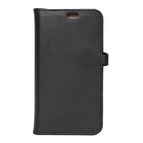 iPhone 12 Mini Buffalo Wallet Skinndeksel med Magnetisk Lommebok - Svart