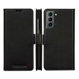 Samsung Galaxy S21+ (Plus) dbramante1928 Lynge  Ekte Skinn Magnet Deksel - Black