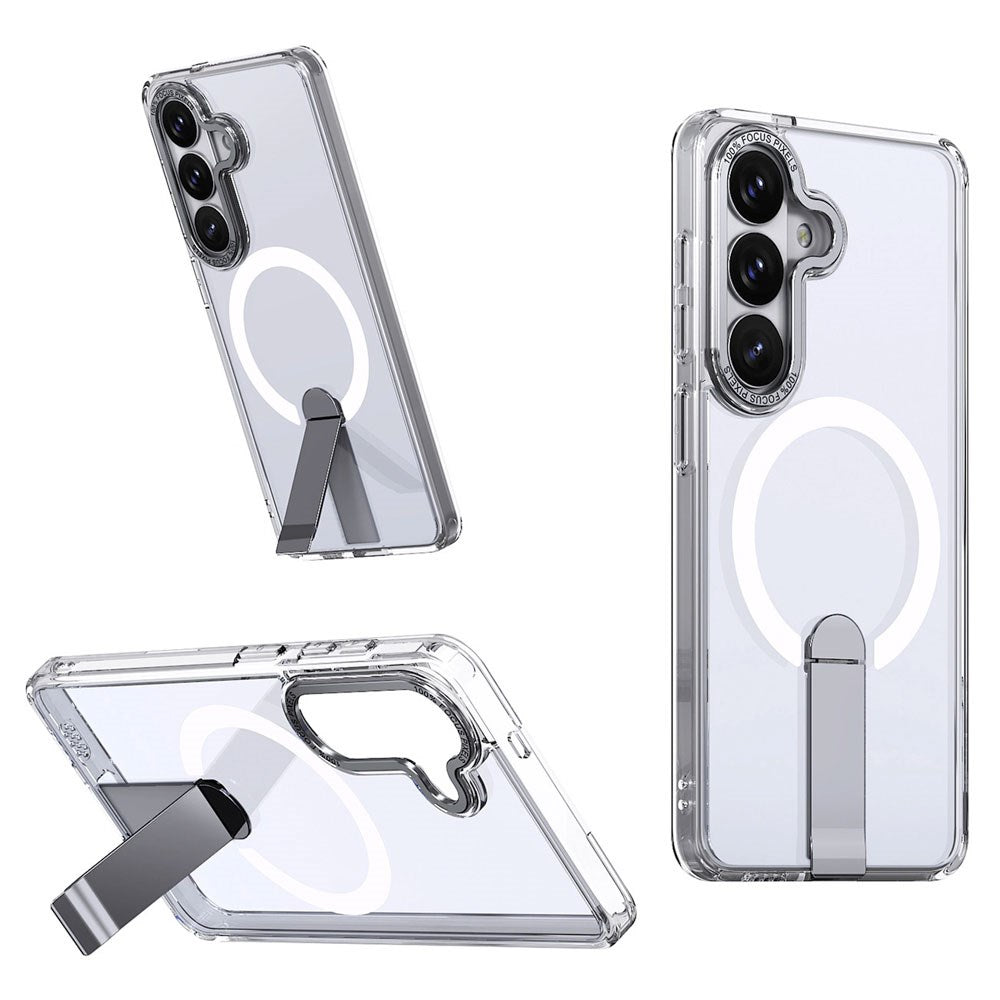 Samsung Galaxy S26 Hurtel Hybrid Armor X Deksel m. Kickstand – MagSafe Kompatibel – Gjennomsiktig