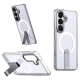 Samsung Galaxy S26 Hurtel Hybrid Armor X Deksel m. Kickstand – MagSafe Kompatibel – Gjennomsiktig