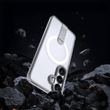 Samsung Galaxy S26 Hurtel Hybrid Armor X Deksel m. Kickstand – MagSafe Kompatibel – Gjennomsiktig