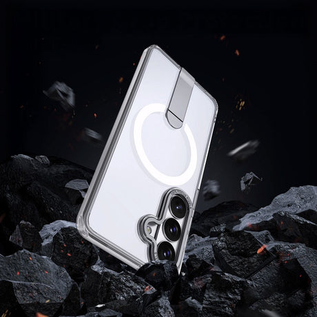 Samsung Galaxy S26 Hurtel Hybrid Armor X Deksel m. Kickstand – MagSafe Kompatibel – Gjennomsiktig