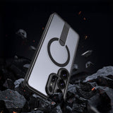 Samsung Galaxy S26 Ultra Hurtel Hybrid Armor X Deksel m. Kickstand – MagSafe Kompatibel – Svart