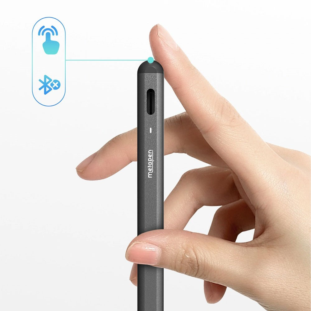 Metapen A8 Stylus Penn til iPad - USB-C - Svart