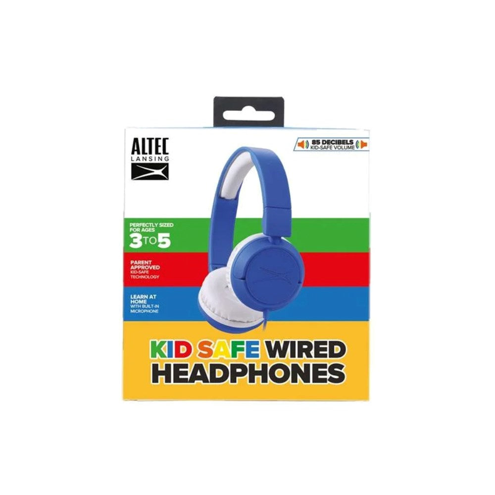 Altec Lansing Kablet Hodesett for Barn - On-Ear - Blå