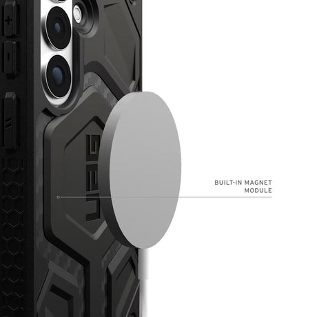Samsung Galaxy S26 UAG Monarch Pro Carbon Hybrid Deksel – MagSafe Kompatibel – Svart