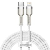 Baseus Cafule Kabel USB-C til Lightning 20W - 2m - Hvit