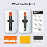 iPhone 17e / 16e / 14 / 13 / 13 Pro Spigen EZ Fit Glas.tR Skjermbeskytter 2. Stk - Case Friendly - Gjennomsiktig