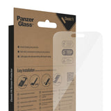 iPhone 14 Pro Max PanzerGlass AntiBacterial Classic Fit Skjermbeskyttelsesglass - Platinum Strength - Gjennomsiktig