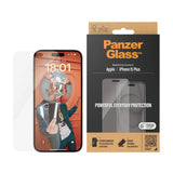 iPhone 15 Plus / 16 Plus PanzerGlass Classic Fit Skjermbeskyttelse - Platinum Strength - Gjennomsiktig
