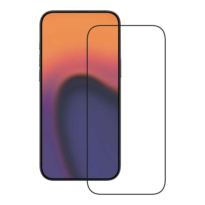 iPhone 18 Pro Max / 17 Pro Max / 16 Pro Max X2O Full Screen Skjermbeskytter i Herdet Glass - Gjennomsiktig / Svart Kant