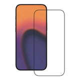 iPhone 18 Pro / 17 Pro / 16 Pro X2O Full Screen Skjermbeskytter i Herdet Glass - Gjennomsiktig / Svart Kant
