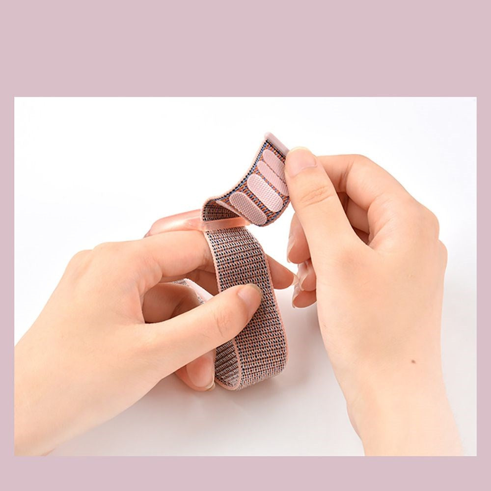 Tech-Protect Nylon - Apple AirTag 1. & 2. Gen.-stropp for barn - Rosa